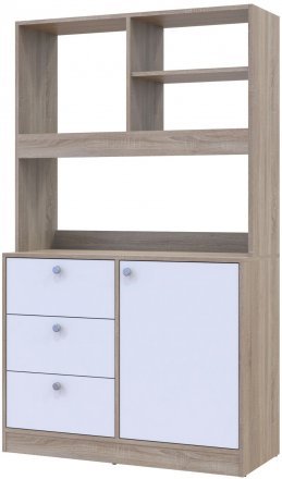 Міні-кухня Doros Лея ДСП 100х43х171 см Графіт/Дуб евок (DRS-011435) Міні-кухня Doros Лея ДСП 100х43х171 см Графіт/Дуб евок (DRS-011435)