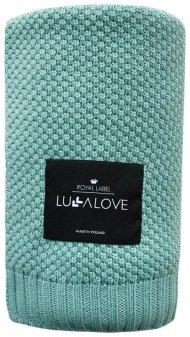 Плед плетений Macaronic 80x100 см Sage lullalove-5411