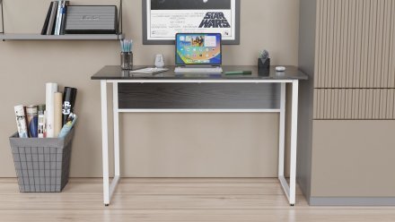 Комп'ютерний стіл Ferrum-decor Коді 75x120x70 білий ДСП Сосна Кембра 16мм (FRD-101225)