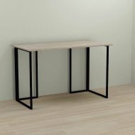 Письмовий стіл Ferrum-decor Ханна 75x100x70 чорний ДСП Дуб Сонома 16мм (FRD-103502)