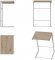 Стіл журнальний приставний Террі Комбо Ferrum-decor 345x662x440 Білий метал ДСП Дуб Сан-Марино 16 мм (FRD-105144) Стіл журнальний приставний Террі Комбо Ferrum-decor 345x662x440 Білий метал ДСП Дуб Сан-Марино 16 мм (FRD-105144)