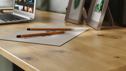 Стіл-книга трансформер Оріон 3 Ferrum-decor 750x1150x880 Чорний метал ДСП Дуб Артизан 16 мм (FRD-105086)