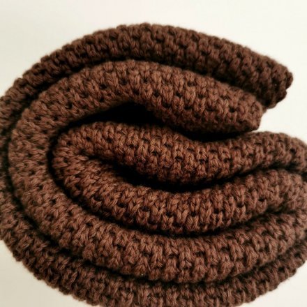 Плед плетений Macaronic 80x100 см Chocolate lullalove-9365 Плед плетений Macaronic 80x100 см Chocolate lullalove-9365