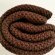Плед плетений Macaronic 80x100 см Chocolate lullalove-9365