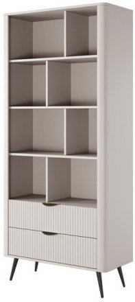 Стелаж Perfect Home Ланте / Lante 2S з 2 шухлядами і чорними ніжками Беж (PFH-091173) Стелаж Perfect Home Ланте / Lante 2S з 2 шухлядами і чорними ніжками Беж (PFH-091173)