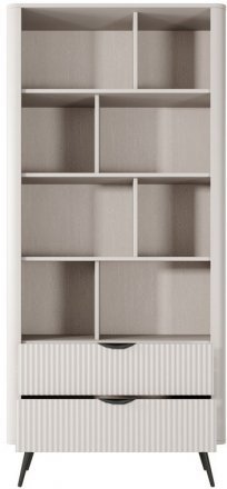 Стелаж Perfect Home Ланте / Lante 2S з 2 шухлядами і чорними ніжками Беж (PFH-091173) Стелаж Perfect Home Ланте / Lante 2S з 2 шухлядами і чорними ніжками Беж (PFH-091173)