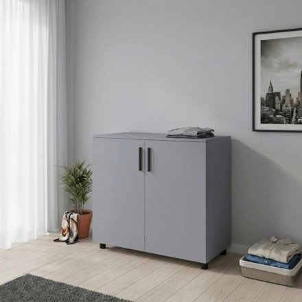Комод Doros Торн Сірий 2 ДСП 90х51.6х80 (DRS-012090)