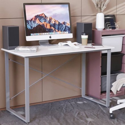 Письмовий стіл Ferrum-decor Дейв 75x120x70 сірий ДСП Біле 16мм (FRD-102398) Письмовий стіл Ferrum-decor Дейв 75x120x70 сірий ДСП Біле 16мм (FRD-102398)
