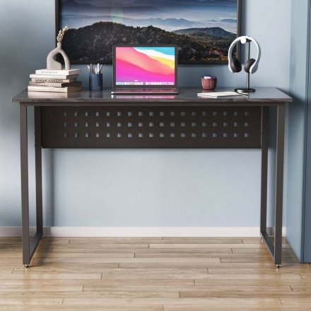 Комп'ютерний стіл Ferrum-decor Майк 75x100x70 чорний ДСП Сосна Кембра 16мм (FRD-103881) Комп'ютерний стіл Ferrum-decor Майк 75x100x70 чорний ДСП Сосна Кембра 16мм (FRD-103881)