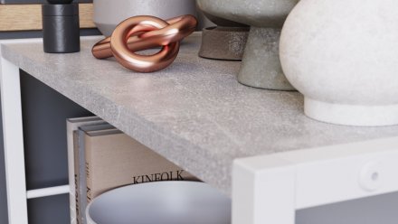 Етажерка 3/60 Ferrum-decor Серії Конект 75x60x28 білий ДСП Бетон 16мм (FRD-104262) Етажерка 3/60 Ferrum-decor Серії Конект 75x60x28 білий ДСП Бетон 16мм (FRD-104262)
