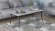 Стіл трансформер журнальний Dandi Small Ferrum-decor 45x120 160)x70 Чорний метал ДСП Бетон 16 мм (FRD-106793)