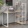 Письмовий стіл Ferrum-decor Серії Конект з етажеркою 75x120x600 білий ДСП Дуб Сонома 16мм (FRD-104227)