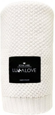 Плед плетений Macaronic 80x100 см White Coconut lullalove-7910