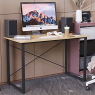 Комп'ютерний стіл Ferrum-decor Дейв 75x100x70 чорний ДСП Дуб Сан-Марино 16мм (FRD-101996)