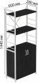Етажерка 3/60 Ferrum-decor Серії Конект із тумбою 144x60x28 Білий ДСП Артизан (FRD-104454) Етажерка 3/60 Ferrum-decor Серії Конект із тумбою 144x60x28 Білий ДСП Артизан (FRD-104454)