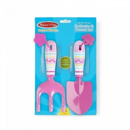 Металевий набір культиватор та лопатка Квіточки MD6282 Металевий набір культиватор та лопатка Квіточки MD6282
