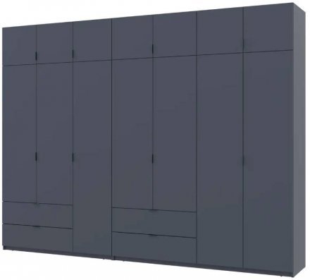 Шафа для одягу Doros Лукас Графіт 3+4 ДСП 315х50х240 DRS-011699 (42005137)