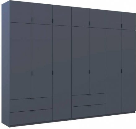 Шафа для одягу Doros Лукас Графіт 3+4 ДСП 315х50х240 DRS-011699 (42005137)