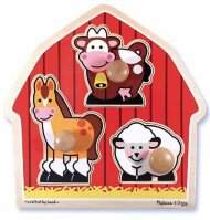 Тварини з ферми формовий пазл MD2054