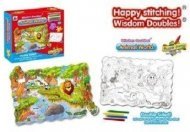 Пазл-розмальовка Світ тварин 2030Ut