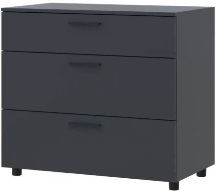 Комод Doros Торн Антрацит 3Ш 90х51.6х80 (DRS-012092) Комод Doros Торн Антрацит 3Ш 90х51.6х80 (DRS-012092)