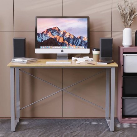 Комп'ютерний стіл Ferrum-decor Дейв 75x120x70 сірий ДСП Дуб Сан-Марино 16мм (FRD-102401) Комп'ютерний стіл Ferrum-decor Дейв 75x120x70 сірий ДСП Дуб Сан-Марино 16мм (FRD-102401)