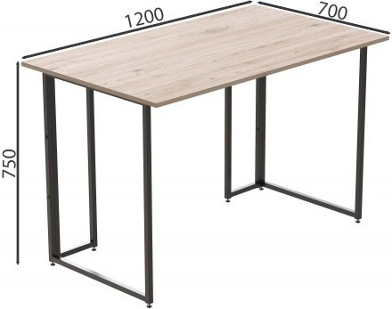 Комп'ютерний стіл Ferrum-decor Ханна 75x140x60 білий ДСП Дуб Сан-Марино 16мм (FRD-104013)