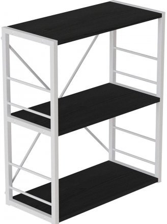 Етажерка 3/60 Ferrum-decor Серії Конект 73x60x28 білий ДСП Сосна Кембра 16мм (FRD-104265)