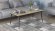 Стіл трансформер журнальний Dandi Small Ferrum-decor 45x120 160)x70 Чорний метал ДСП Дуб Сонома 16 мм (FRD-106796)