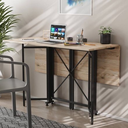 Стіл-книга трансформер Спайдер Ferrum-decor 750x1150x880 Чорний метал ДСП Дуб Сан-Марино 16 мм (FRD-105089) Стіл-книга трансформер Спайдер Ferrum-decor 750x1150x880 Чорний метал ДСП Дуб Сан-Марино 16 мм (FRD-105089)