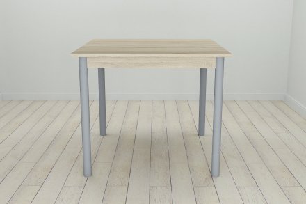 Кухонний стіл Ferrum-decor Агата 75x90x90 Сірий ДСП Сонома 16мм (FRD-106261)