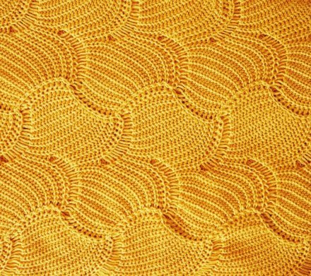 Плед плетений Shell 80x100 см Mango lullalove-8092 Плед плетений Shell 80x100 см Mango lullalove-8092