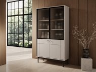 Вітрина Perfect Home Джапанді / Japandi WT104 2-дверна Кашемір (PFH-091472)