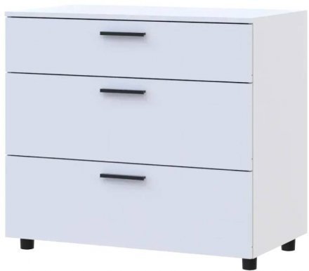 Комод Doros Торн Білий 3Ш 90х51.6х80 (DRS-012093) Комод Doros Торн Білий 3Ш 90х51.6х80 (DRS-012093)