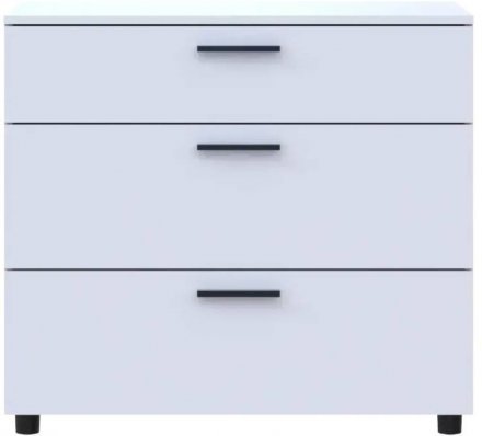 Комод Doros Торн Білий 3Ш 90х51.6х80 (DRS-012093) Комод Doros Торн Білий 3Ш 90х51.6х80 (DRS-012093)