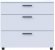 Комод Doros Торн Білий 3Ш 90х51.6х80 (DRS-012093) Комод Doros Торн Білий 3Ш 90х51.6х80 (DRS-012093)