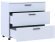 Комод Doros Торн Білий 3Ш 90х51.6х80 (DRS-012093) Комод Doros Торн Білий 3Ш 90х51.6х80 (DRS-012093)