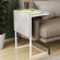 Стіл журнальний приставний Террі Комбо Ferrum-decor 345x662x440 Білий метал ДСП Бетон 16 мм (FRD-105149) Стіл журнальний приставний Террі Комбо Ferrum-decor 345x662x440 Білий метал ДСП Бетон 16 мм (FRD-105149)
