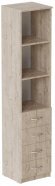 Пенал Анжело Ferrum-decor на 3 полиці з 4 шухлядами 1900x400x380 ДСП Дуб Сан-Марино 16 мм (FRD-104924) Пенал Анжело Ferrum-decor на 3 полиці з 4 шухлядами 1900x400x380 ДСП Дуб Сан-Марино 16 мм (FRD-104924)