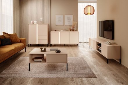 Стіл журнальний Perfect Home Даст / Dast 97 Беж (PFH-091001)