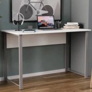 Письмовий стіл Ferrum-decor Курт 75x100x70 сірий ДСП Біле 16мм (FRD-101857)
