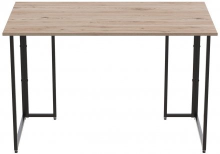 Комп'ютерний стіл Ferrum-decor Ханна 76x100x70 чорний ДСП Дуб Сан-Марино 32мм (FRD-103509)