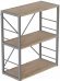Етажерка 3/60 Ferrum-decor Серії Конект 73x60x28 сірий ДСП Дуб Сан-Марино 16мм (FRD-104267) Етажерка 3/60 Ferrum-decor Серії Конект 73x60x28 сірий ДСП Дуб Сан-Марино 16мм (FRD-104267)