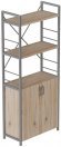 Етажерка 3/60 Ferrum-decor Серії Конект із тумбою 144x60x28 Сірий ДСП Сан-Марино (FRD-104457)