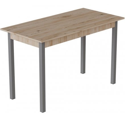 Стіл кухонний Ferrum-decor Маріо 75x120x80 Сірий ДСП Сан-Марино 16мм (FRD-105666)
