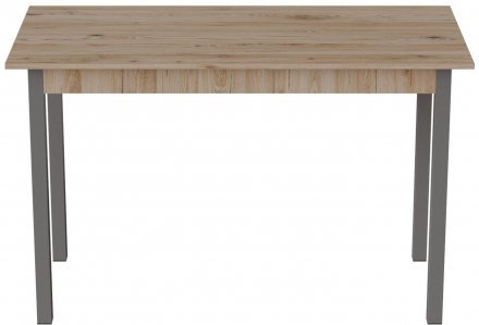 Стіл кухонний Ferrum-decor Маріо 75x120x80 Сірий ДСП Сан-Марино 16мм (FRD-105666)