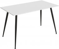 Кухонний стіл Марсель 40 Ferrum-decor 75x120x70 Чорний метал ДСП Білий 16 мм (FRD-106767) Кухонний стіл Марсель 40 Ferrum-decor 75x120x70 Чорний метал ДСП Білий 16 мм (FRD-106767)