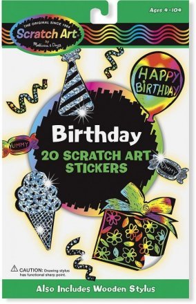 Набор наклеек-царапок День рождения Melissa & Doug MD5828