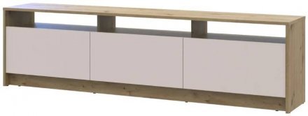 Тумба ТВ Doros U3 Дуб Артизан/Кашемір ДСП 180х33х43 (DRS-011901)