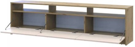 Тумба ТВ Doros U3 Дуб Артизан/Кашемір ДСП 180х33х43 (DRS-011901)
